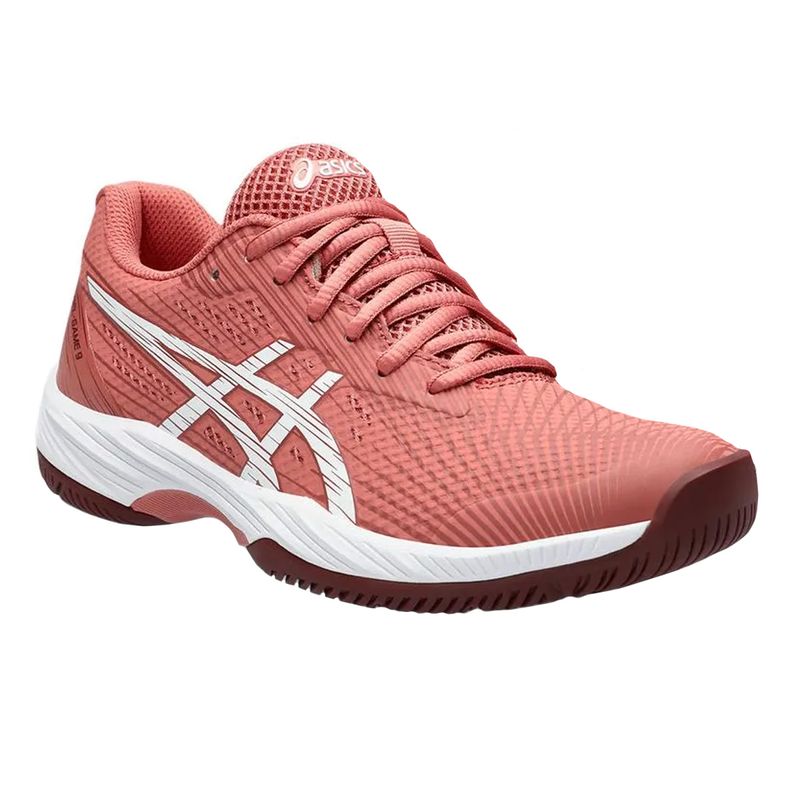 tenis-asics-gel-game-9-coral-lateral-frente