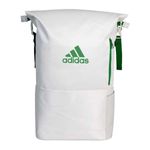 mochila-adidas-multigame-branca-verde-frente