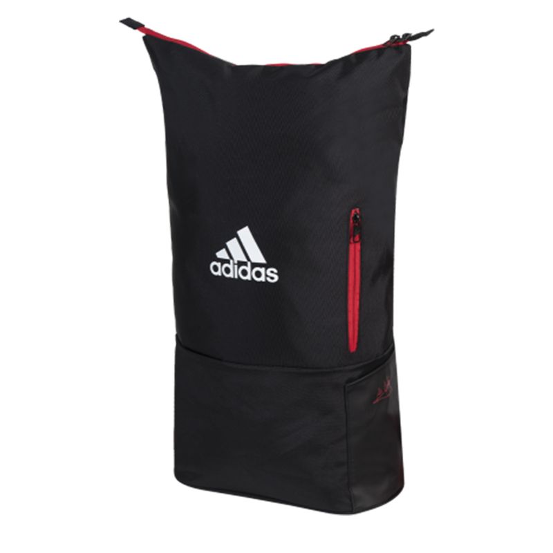 mochila-adidas-multigame-preta-vermelha-lateral