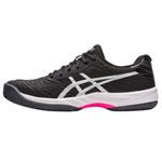 tenis-asics-gel-game-9-clay-OC-preto-rosa-esquerdo