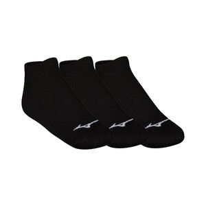 Meia Invisível 3X1 Básica 3P Preta - Mizuno