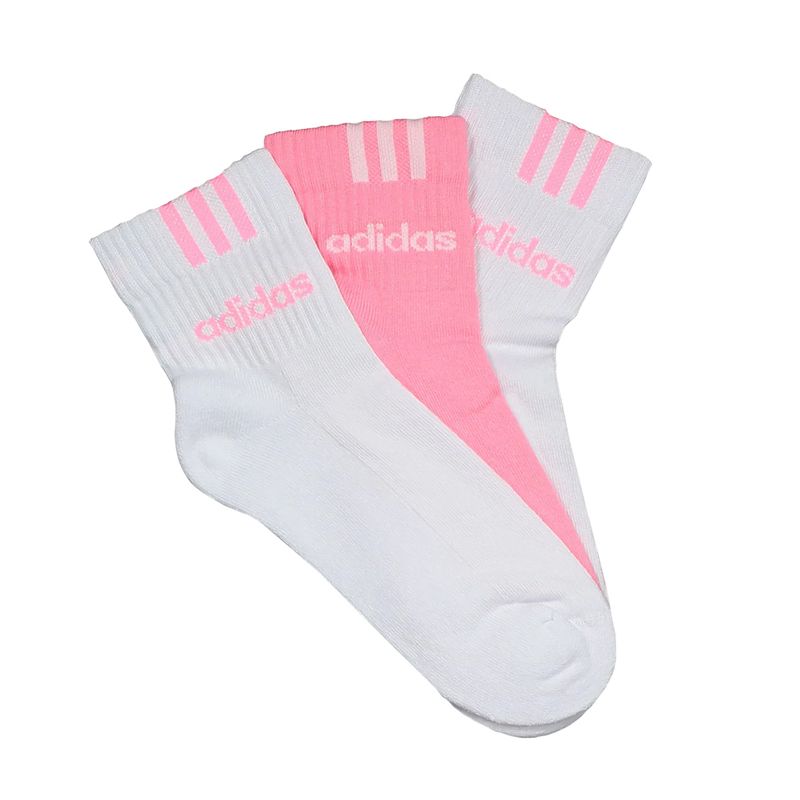 meia-adidas-3-pares-3s-rosa-branca-detalhes