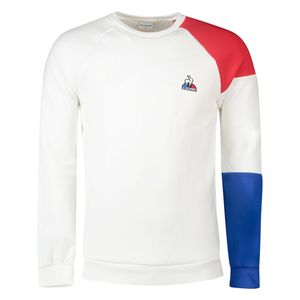 Moletom Tricolor N°2 Branco -  Le Coq Sportif