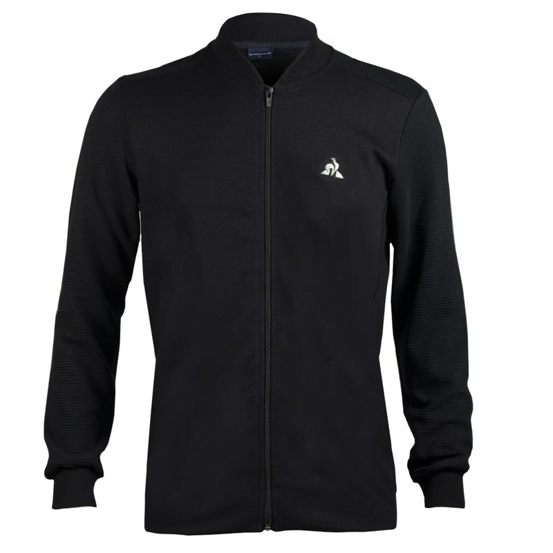 jaqueta-lecoq-rayures-sweat-n1-preta-frente
