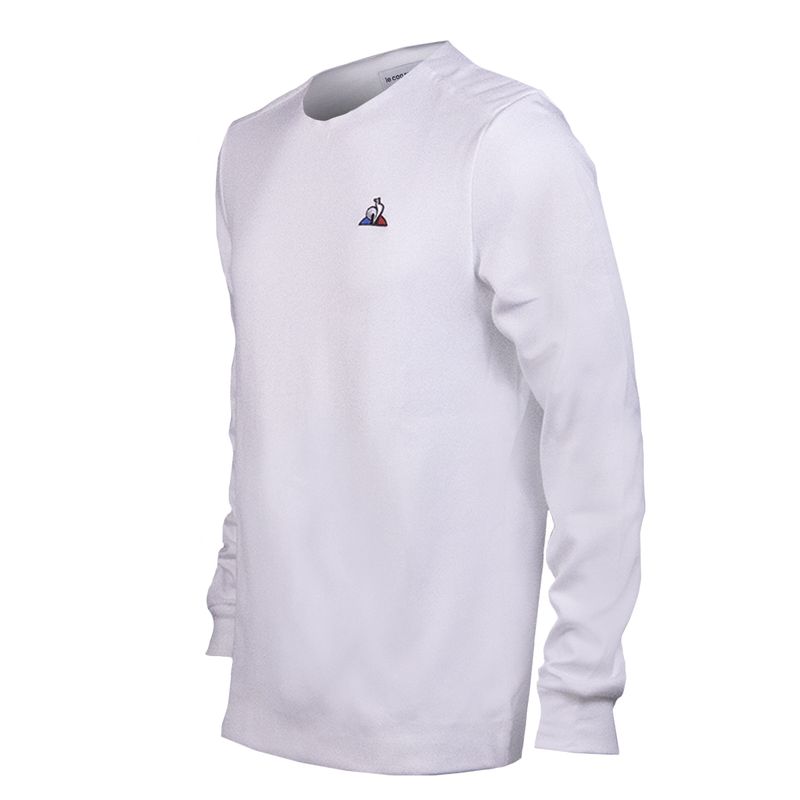 moletom-lecoq-ess-crew-sweat-n2-branco-lateral