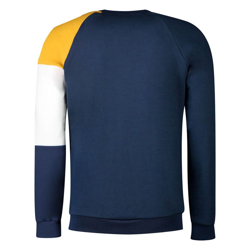 moletom-lecoq-ess-bac-crew-ss-n11-marinho-amarelo-atras