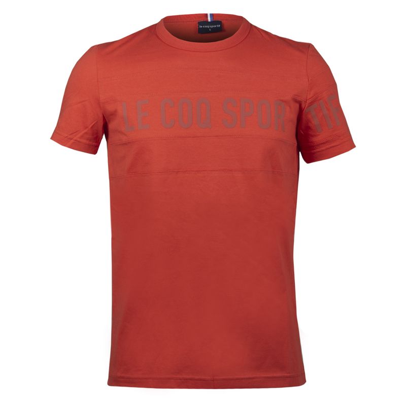 camiseta-lecoq-ess-bar-tee-clip-red-frente