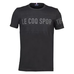 Camiseta Ess Bar A Tee Clip SS Preta - Le Coq Sportif