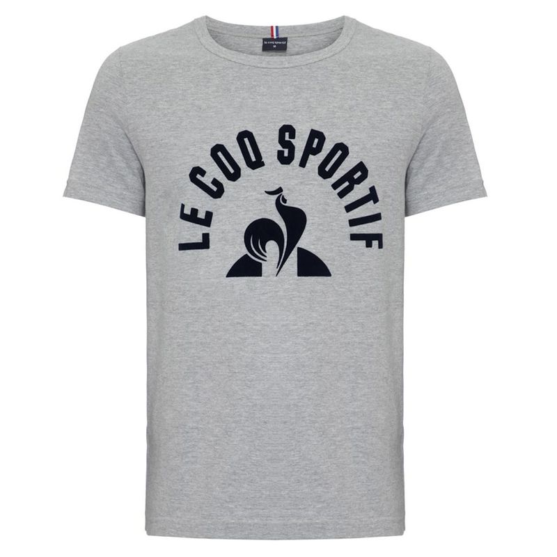 camiseta-le-coq-bat-arche-tee-ss-cinza-frente