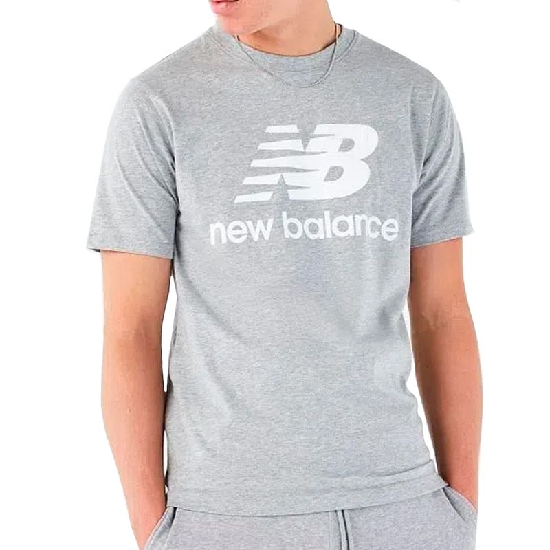 camiseta-nb-essentials-cinza-frente