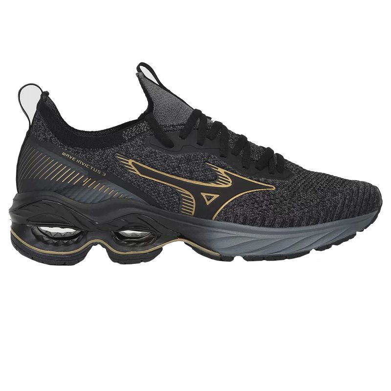 tenis-mizuno-wave-invictus-3-preto-frente