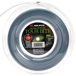 Corda Solinco Tour Bite Diamond Rough  16 1.25mm Prata - Rolo com 200 metros