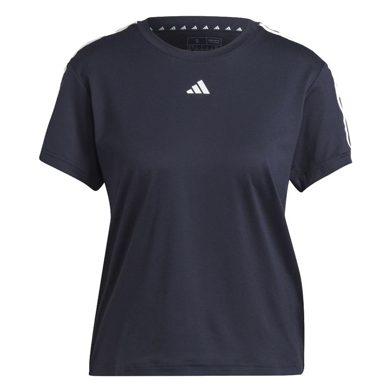 camiseta-adidas-fem-aeroready-train-essentials-3-listras-preta-frente