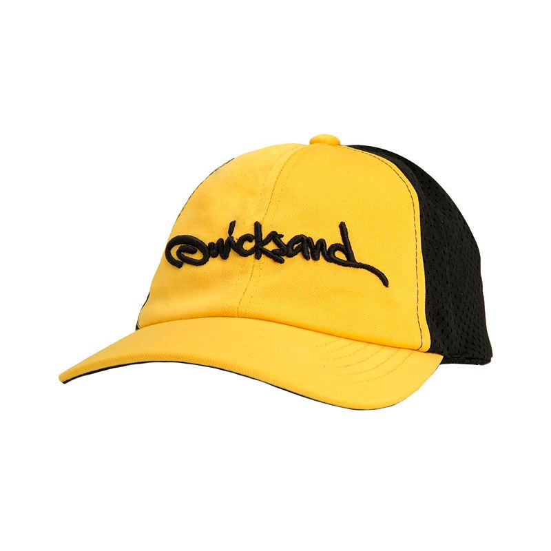 Bone-bordada-amarelo-quicksand-frente