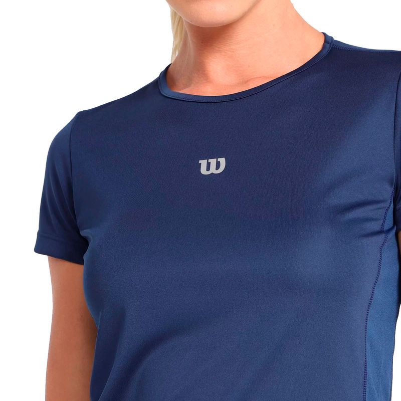 camiseta-wilson-core-II-marinho-detalhes