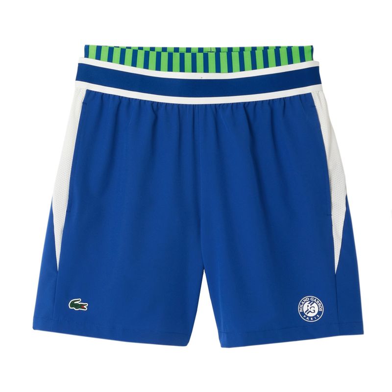 short-lacoste-medvedev-azul-verde-Roland-garros-frente