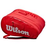 raqueteira-de-padel-super-tour-rd-vermelho-wilson-frente