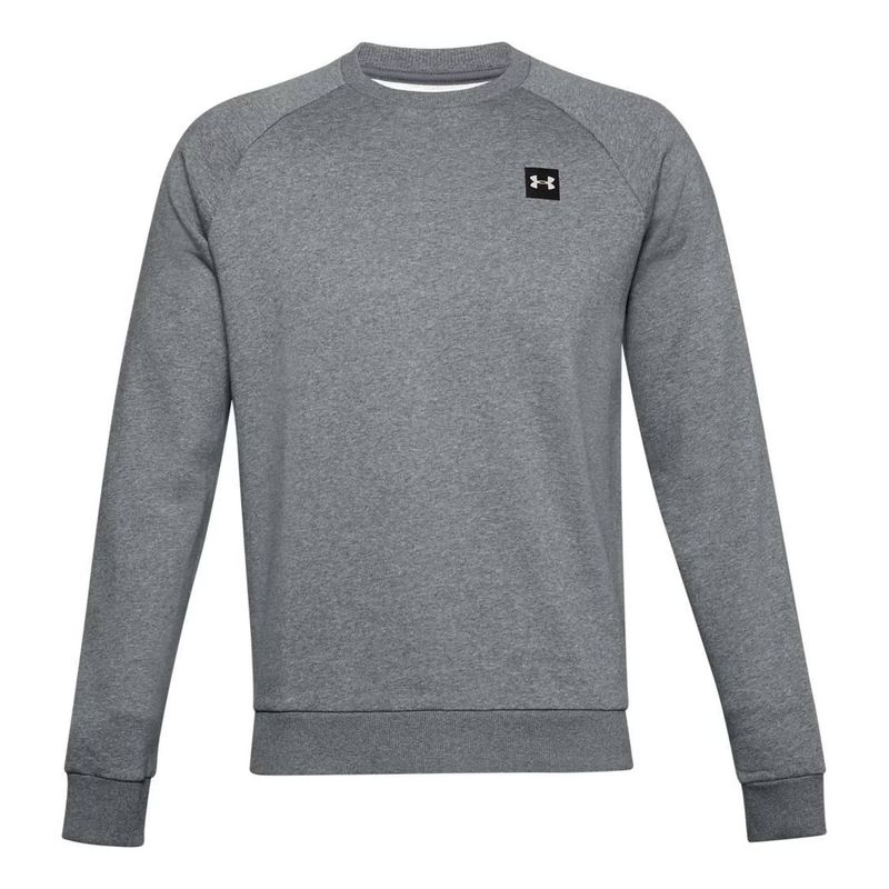 moletom-UA-rival-fleece-crew-cinza-frente