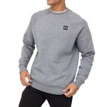 moletom-UA-rival-fleece-crew-cinza-modelo