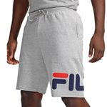 bermuda-fila-basic-letter-cinza-lateral