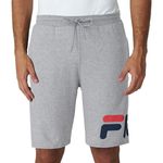 bermuda-fila-basic-letter-cinza-frente