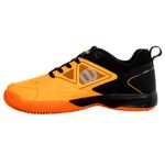 tenis-wilson-slice-3.0-laranja-preto-Clay-esquerdo