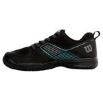 tenis-wilson-ace-3.0-clay-preto-verde-esquerdo