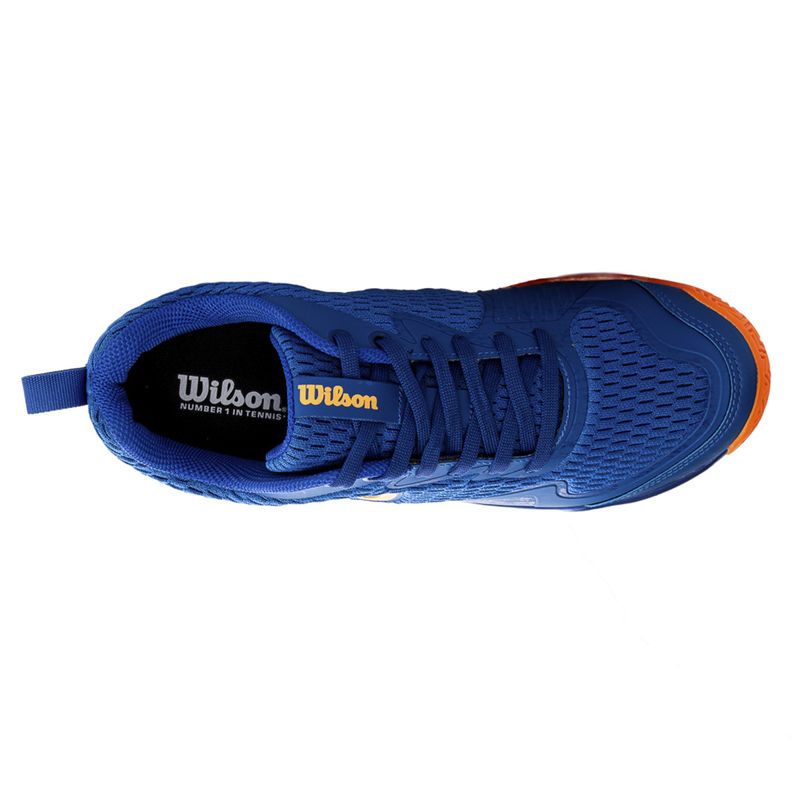 tenis-wilson-kpadel-3.0-clay-azul-laranja-cima