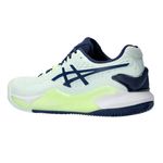 tenis-asics-gel-resolution-9-verde-azul-lateral-atras