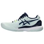 tenis-asics-gel-resolution-9-verde-azul-esquerdo