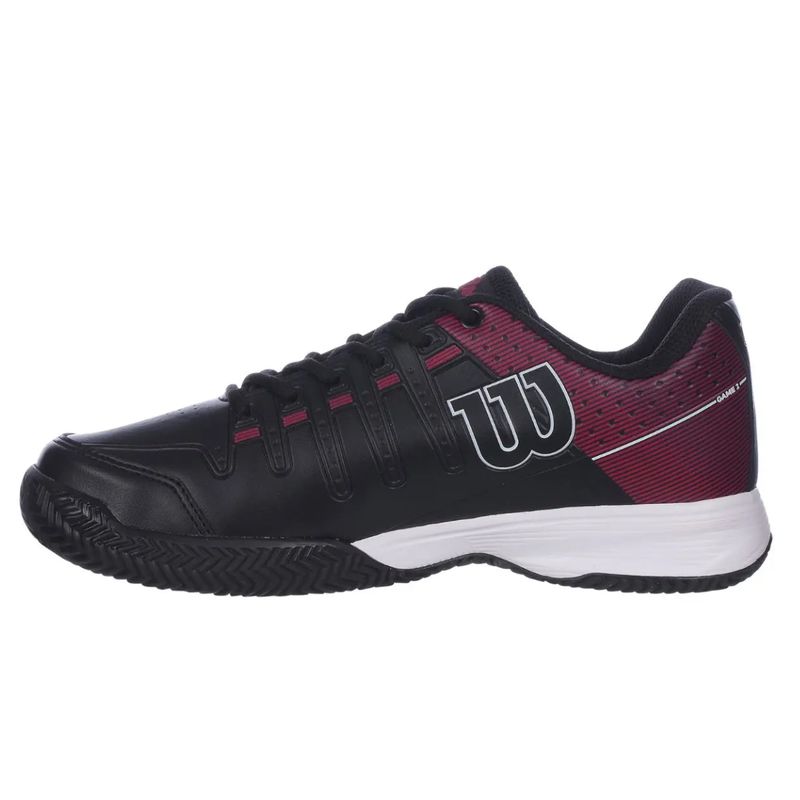 tenis-game-2-clay-preto-vermelho-wilson-casadotenista3