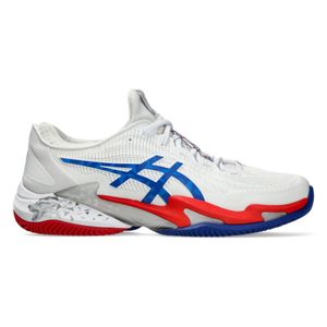 Tênis Court FF 3 Novak Clay  Branco e Azul - Asics