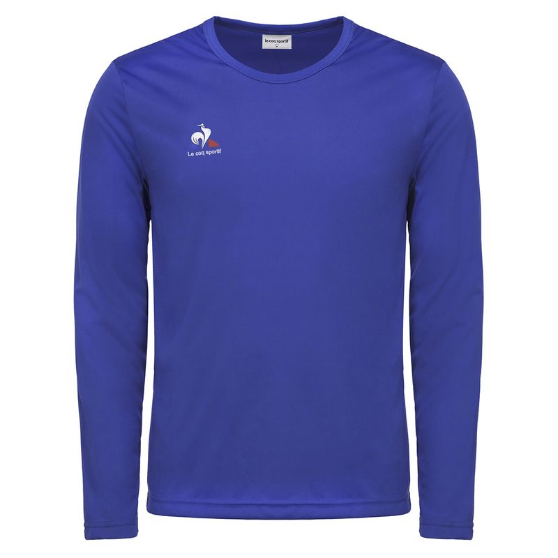 camiseta-lecoq-manga-long-maillot-match-azul-frente