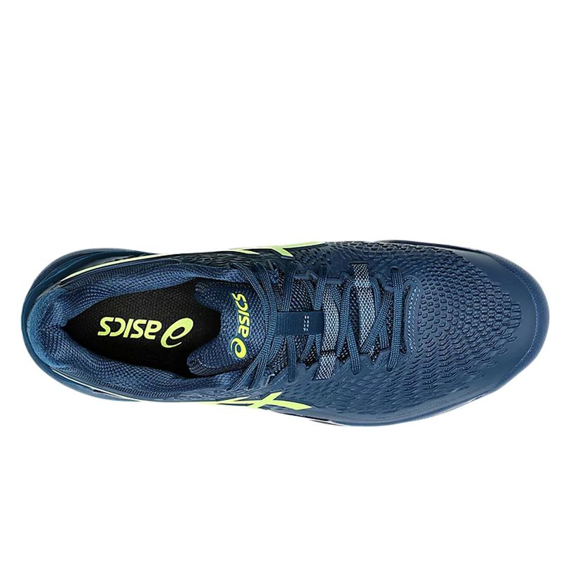 tenis-asics-masc-resolution-9-azul-e-amarelo-clay-cima