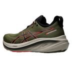 tenis-asics-gel-nimbus-26-verde-militar-lateral-atras