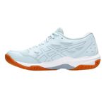 tenis-asics-gel-rocket-11-azul-claro-branco-esquerda