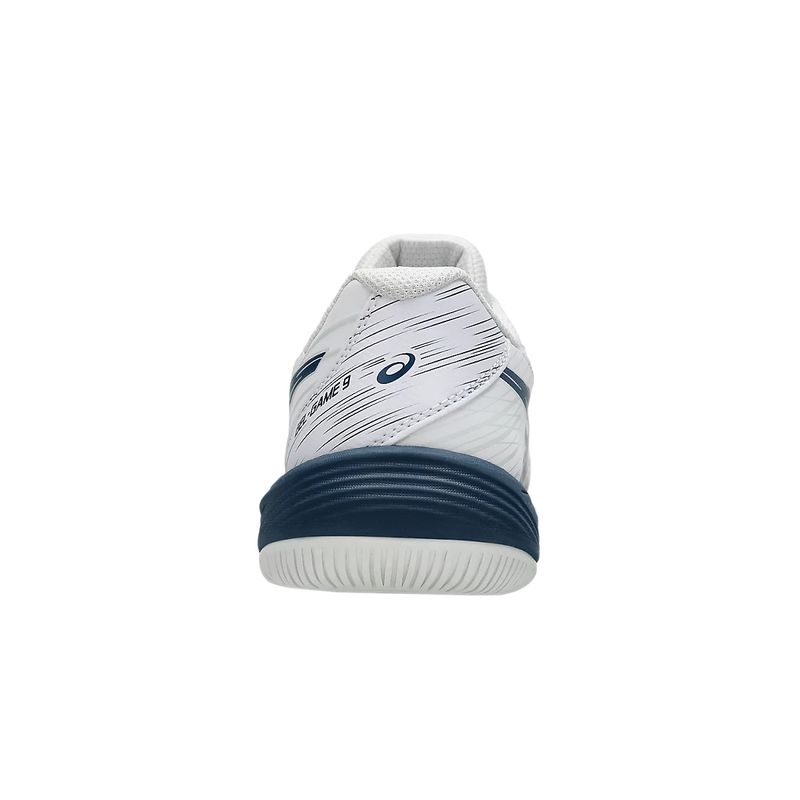 tenis-asics-inf-gel-game-9-gs-branco-azul-calcanhar