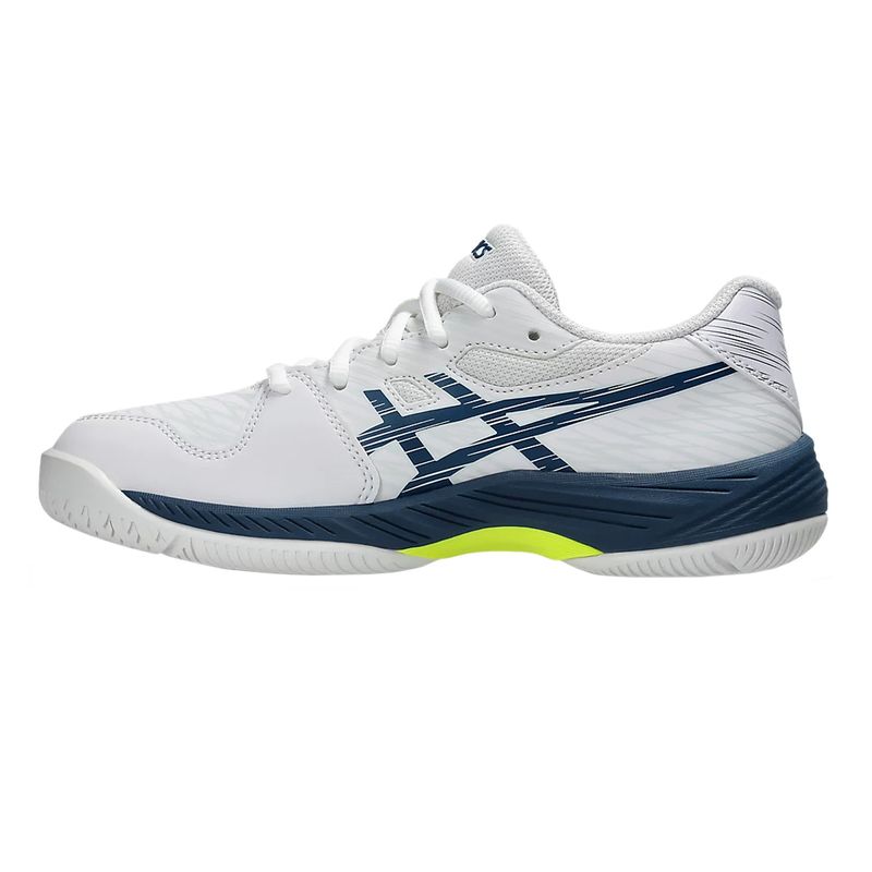 tenis-asics-inf-gel-game-9-gs-branco-azul-esquerda