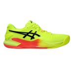 tenis-asics-resolution-9-steel-amarelo-preto-laranja-clay-direita