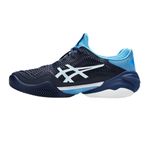 tenis-asics-court-ff-3-clay-novak-azul-preto-branco-esquerda