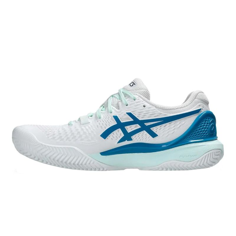 tenis-asics-fem-resolution-9-branco-e-azul-clay-esquerdo