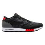 tenis-euro-jogger-sport-preto-grafite-vermelho-fila-lado