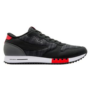 Tênis Euro Jogger Sport Preto e Vermelho - Fila