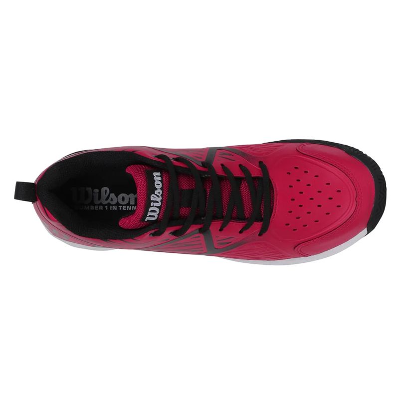 tenis-wilson-slice-2-clay-vermelho-e-preto-cima