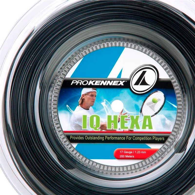 rolo-de-corda-iq-hexa-1.23-17L-preta-prokennex-zoom-frente