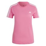 camiseta-adidas-fem-essntials-3-stripes-rosa-frente