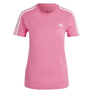 Camiseta 3 Listras Rosa - Adidas