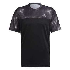 Camiseta Estampada Chalk Aeroready Wourkout Cinza - Adidas