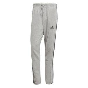 Calça Moletinho Essentials 3 Listras Cinza - Adidas