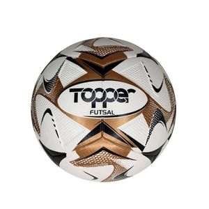 Bola de Futsal Slick Colorful Branco e Preto - Topper